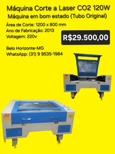 Máquina de Corte a Laser CO2 120W