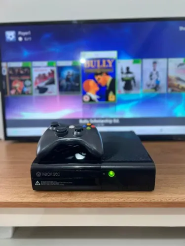 Xbox 360 Super Slim Desbloqueado com 10 Jogos Instalados Pronto para Jogar