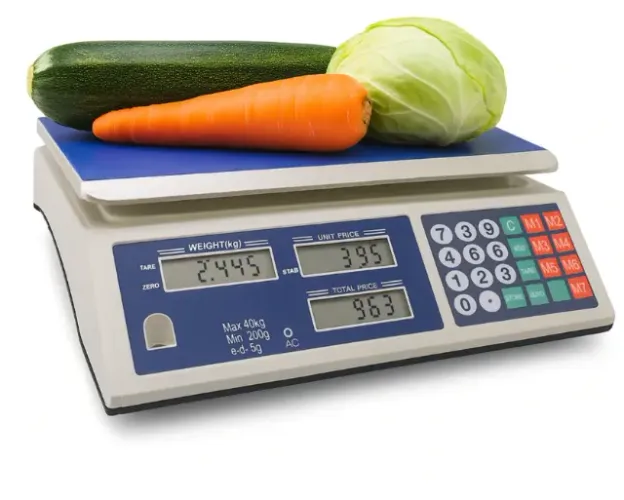 Balança Comercial Digital 40kg Alta Precisão Bateria Bivolt