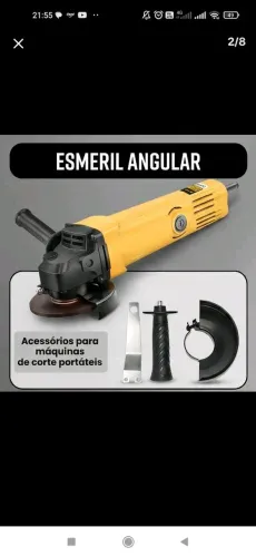 Esmilhadeira nova na caixa preço para ir hoje