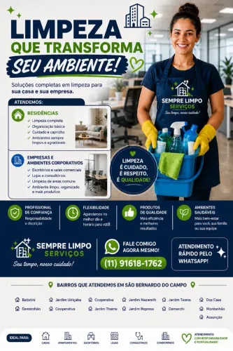 Sempre Limpo Serviços<br>WhatsApp