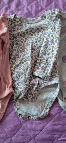 Conjunto 04 bodyes Cartes 0-3 meses