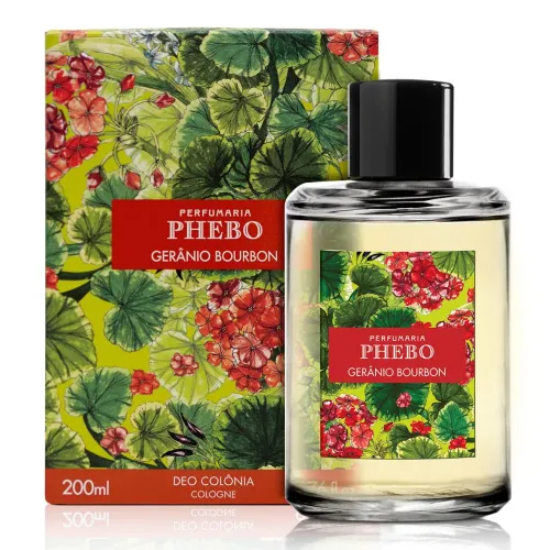 Colônia Gerânio Bourbon 200ml Phebo Granado