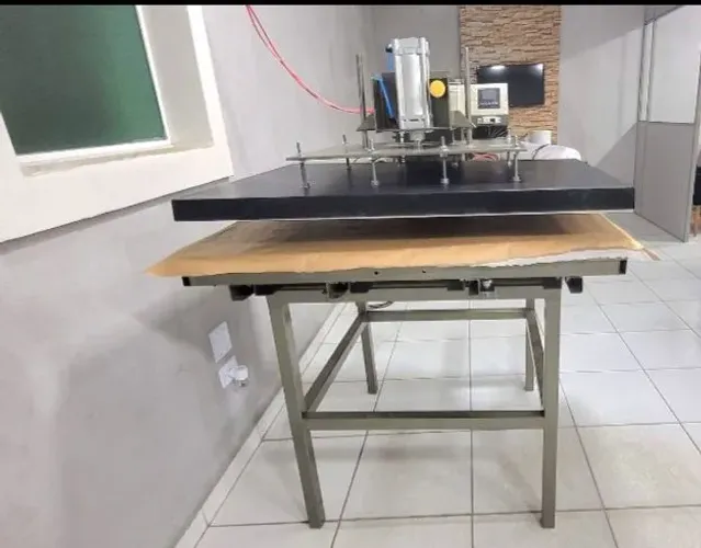 Prensa térmica pneumática para sublimação total