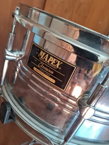 Caixa Mapex Chromium Snare 14x 6,5 + Estante de Caixa