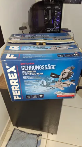 Serra de Esquadria Ferrex 20V Li-Ion + Bateria e Carregador Activ Energy (Conpleta) 