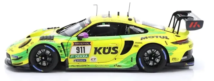 Miniatura 1:18 porsche 911 gt3 r #911 campeão dtm winner