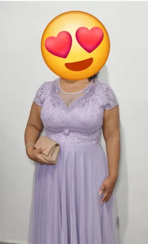Vestido de festa (GG) Lilás 