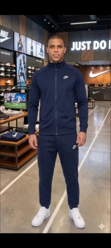 Agasalho Masculino Nike Azulmarinho - Novo - Original - Tamanho G