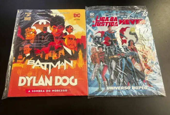 Batman/Dylan Dog e Liga Da Justiça/Nathan Never (DC/Bonelli)