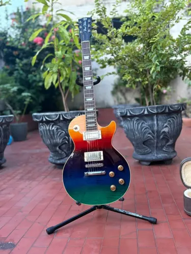GUITARRA MUSIC MAKER LPS - THE RAINBOW - PEÇA ÚNICA 