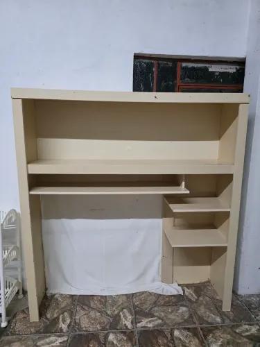 Cabeceira Cama de solteiro bege/creme