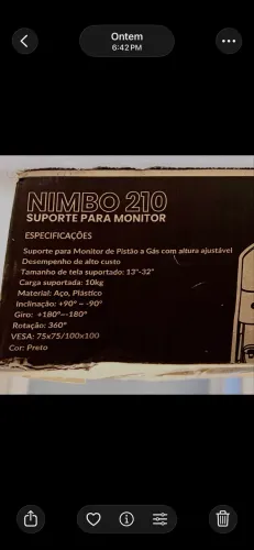 Suporte monitor duplo