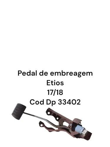 Pedal De Embreagem Etios 17/18 Cod Dp 33402