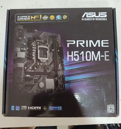Placa mãe Asus prime H510m socket 1200