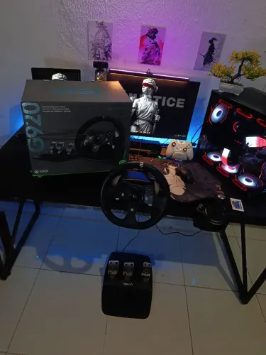 Volante Logitech G920 completo