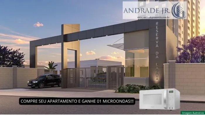 Apartamento barato em Fortaleza, em condomínio com área de lazer. Saia do aluguel!