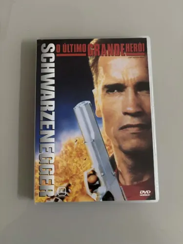 DVD O Último Grande Herói (Last Action Hero) - Original e com Encarte - Arnold Schwarzeneg
