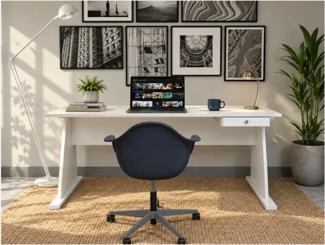 Mesa Top Clean Home Office Woods. L140cm x P50cm x A74cm
