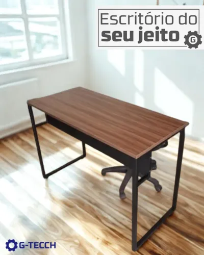 Mesa de Escritório Reforçada 1,1 m NOVA Multiuso Notebook Computador Estudo Escrivaninha