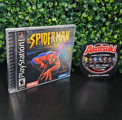 Homem Aranha Original PlayStation 1 (Black Label )