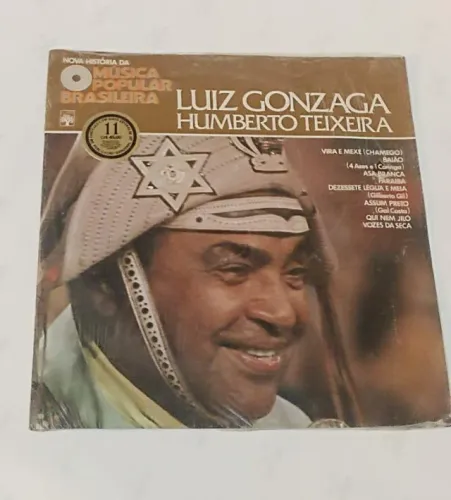 LUIZ GONZAGA VINIL N°11 DISCO + FASCÍCULO COLEÇÃO NOVA HISTÓRIA MUSICA POPULAR BRASILEIRA