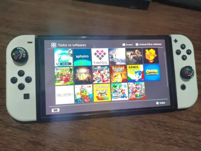 nintendo switch OLED desbloqueado 