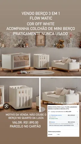 Berço 3 em 1