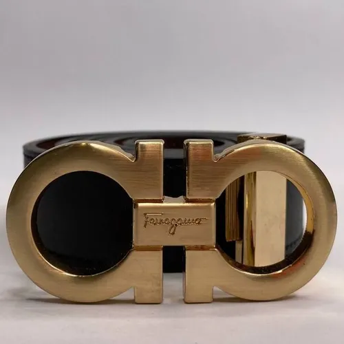 Cinto Ferragamo Banhado a ouro 18k lançamento 