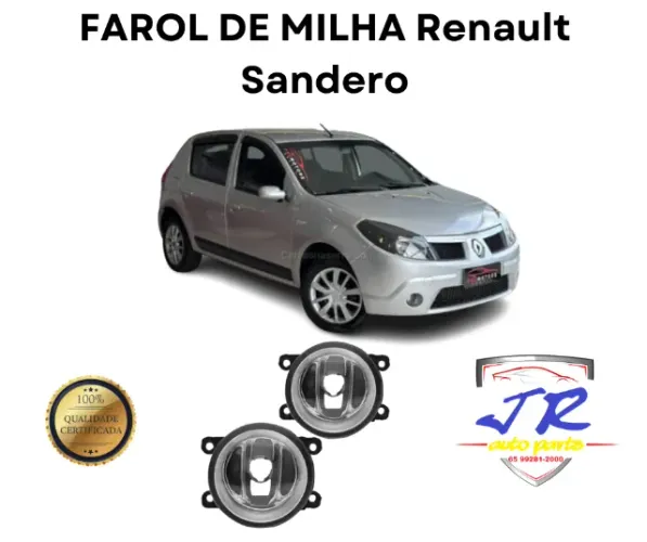 Par Farol Milha Sandero 2009