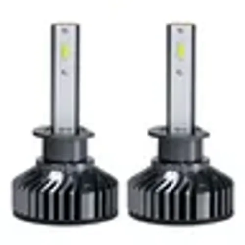 Par de Lâmpadas Ultra Led X-Treme Tiger Auto 9.600 Lumens Super foco - H1 H3 H7 H8 H11