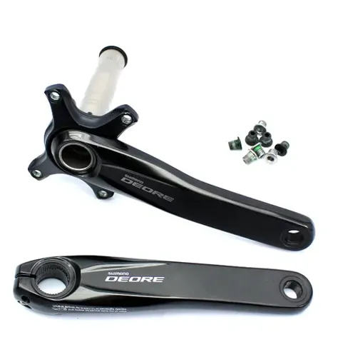 Braço Pedivela Shimano Deore M6000 Hollowtech 1 ou 2 coroas 9670