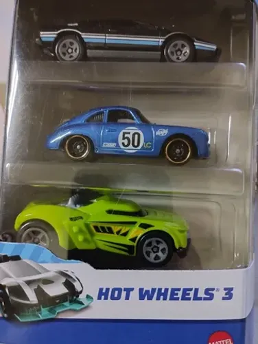 Hot wheels pack com 3