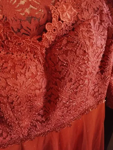 Vestido Longo Terra Cota para Festa