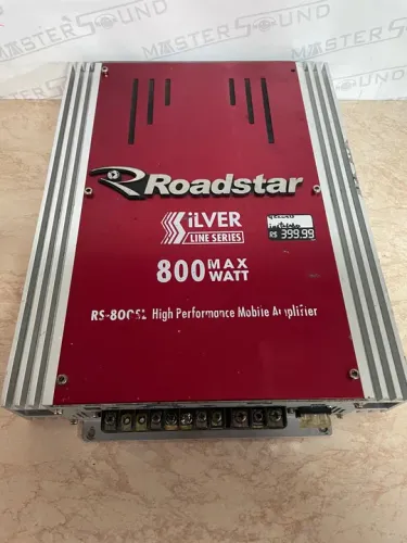 Módulo roadstar silver 800 4 canais mono stereo na oferta so 199,00