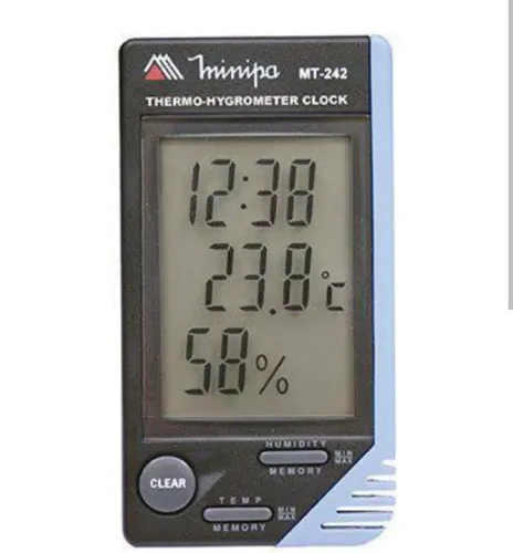 Relógio Termo Higrômetro 4 em 1 Digital
