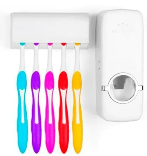 Dispenser Aplicador Creme Dental Automatico Pasta Dente Suporte Escovas z250 