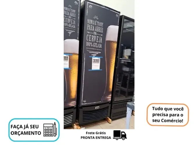 Cervejeira Fricon 8 Caixas Nova Porta Cega 110/220v