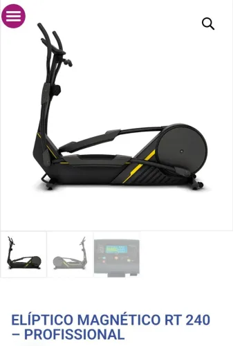 Elíptico Magnético RT 240 - Profissional