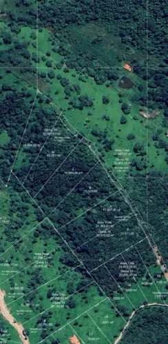Terrenos em área verde com metragens variadas
