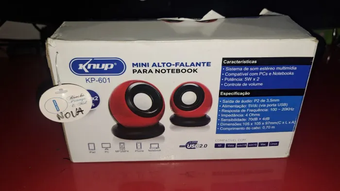 Mini auto falante para notebook