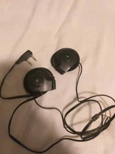 Kit Cabo extensor p2 + Fone de ouvido com fio e suporte de orelha