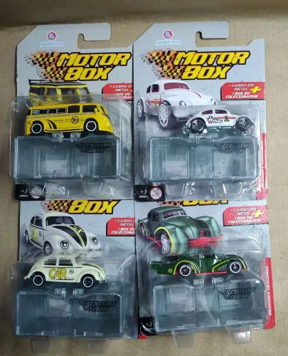 Carrinhos colecionáveis motor box metal com box