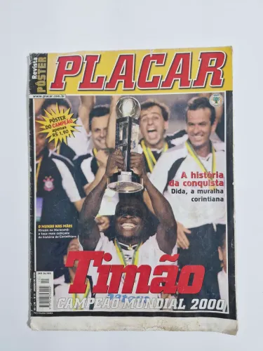 Poster Placar Corinthians Campeão Mundial 2000