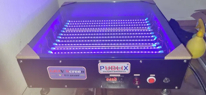 Gravadora Serigráfica UV LED 50X60 