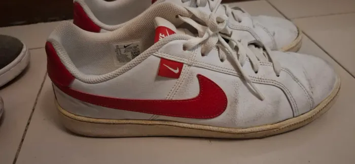 Tenis sapato sneackers Nike court Royal vermelho e branco LEIA A DESCRICAO