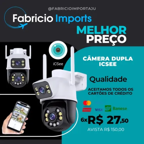 Câmera Dupla ICSEE - Melhor Preço!