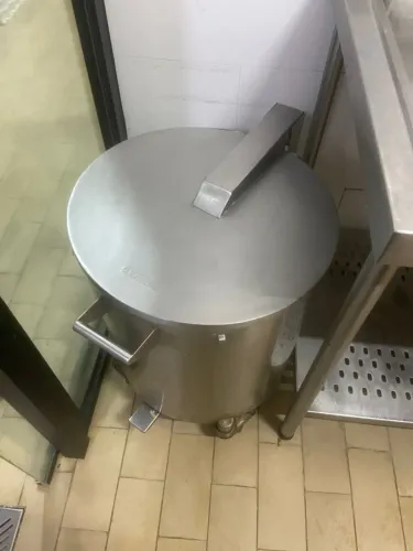 LIXEIRA AÇO INOX
