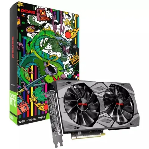 Placa de Vídeo Nvidia Geforce PCYes RTX 3060 12GB, DDR6, 192 Bits, Grafiti  - PGS3060FS192
