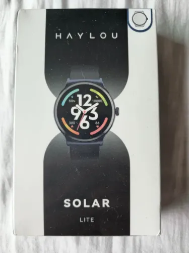 Relogio Haylou Solar Lite Preto ou Prata- Original - Lacrado